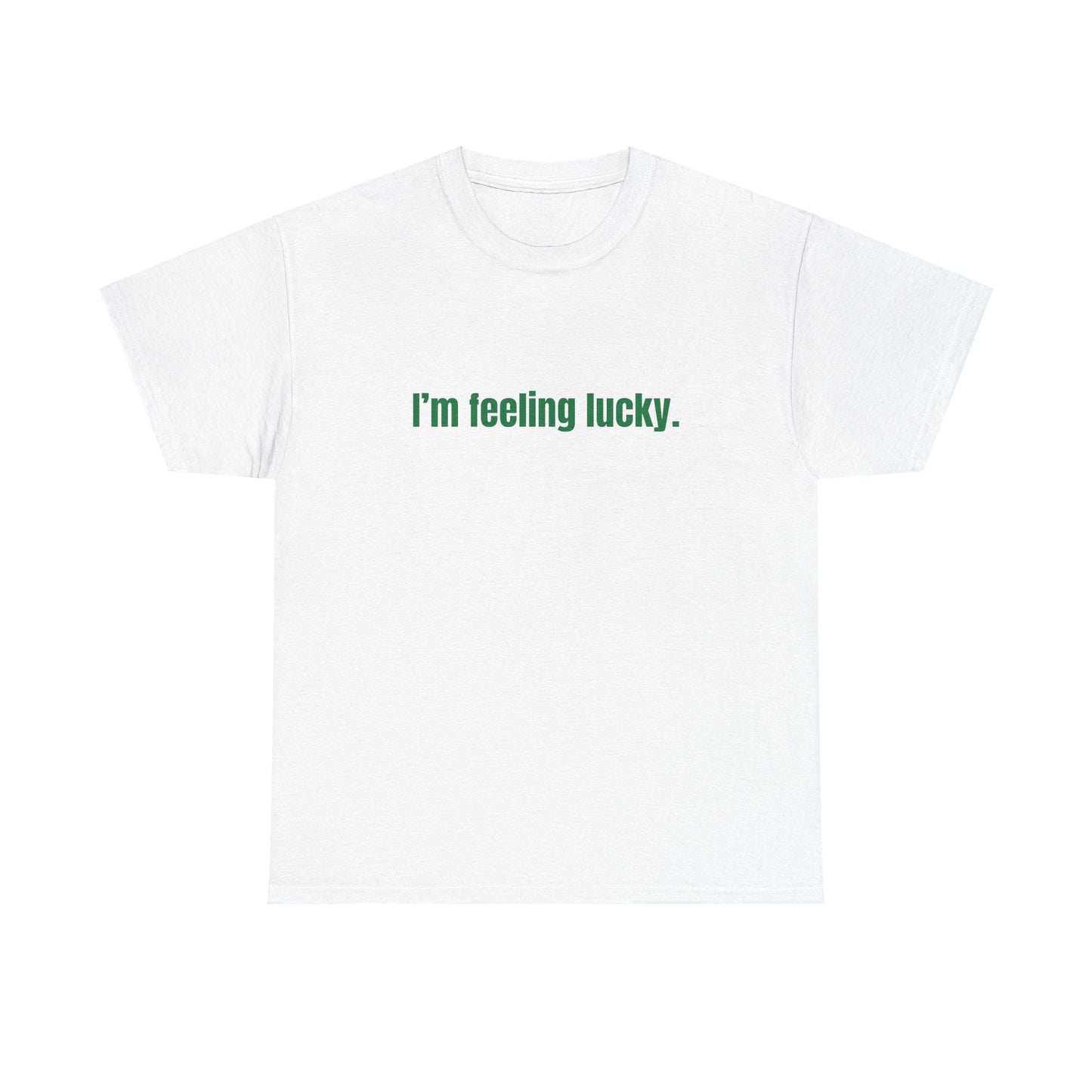 Im feeling lucky. St Patrick's Day Drinking Tee, Funny Irish Shirt, Unisex Tshirt, Green Shamrock Top