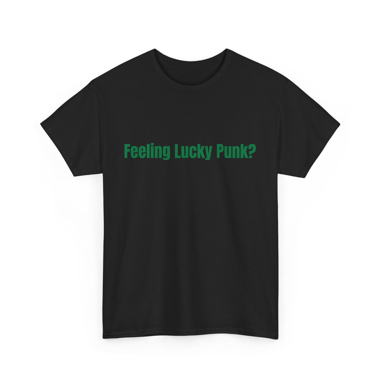 Feeling lucky punk? St Patrick's Day Drinking Tee, Funny Irish Shirt, Unisex Tshirt, Green Shamrock Top, Drunk Patty's Apparel