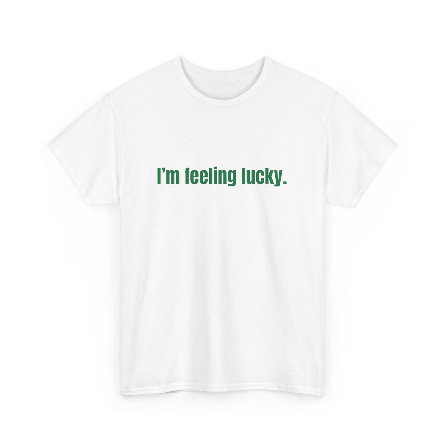 Im feeling lucky. St Patrick's Day Drinking Tee, Funny Irish Shirt, Unisex Tshirt, Green Shamrock Top