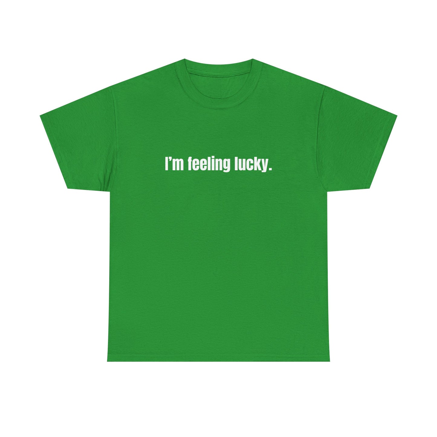 Im feeling lucky. St Patrick's Day Drinking Tee, Funny Irish Shirt, Unisex Tshirt, Green Shamrock Top